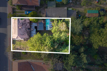 Letecký snímek nemovitosti - Prodej domu 56 m², Krakovany