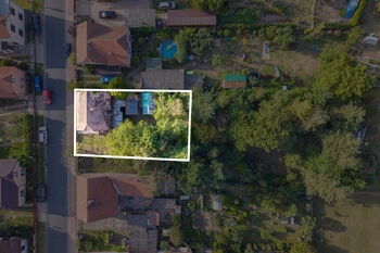 Letecký snímek nemovitosti - Prodej domu 56 m², Krakovany