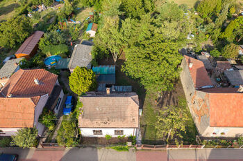 Letecký snímek nemovitosti - Prodej domu 56 m², Krakovany
