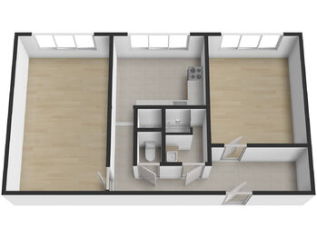 Pronájem bytu 2+1 v osobním vlastnictví 60 m², Žatec