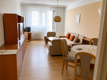 Obývací pokoj - Pronájem bytu 2+1 v osobním vlastnictví 57 m², Praha 10 - Záběhlice 