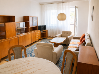 Obývací pokoj - Pronájem bytu 2+1 v osobním vlastnictví 57 m², Praha 10 - Záběhlice