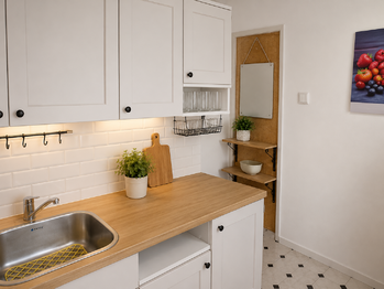 VIZUALIZACE Kuchyně - Pronájem bytu 2+1 v osobním vlastnictví 57 m², Praha 10 - Záběhlice