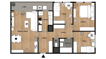 Prodej bytu 4+1 v osobním vlastnictví 72 m², Praha 10 - Záběhlice