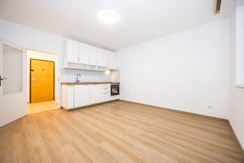 Obývací pokoj s kuchyňským koutem - Pronájem bytu 2+kk v osobním vlastnictví 43 m², Ústí nad Labem 