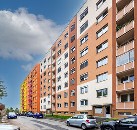 Pohled na dům - Pronájem bytu 2+kk v osobním vlastnictví 43 m², Ústí nad Labem