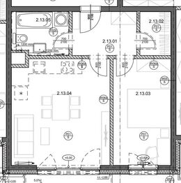 Pronájem bytu 2+kk v osobním vlastnictví 53 m², Praha 5 - Hlubočepy