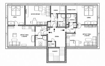 Projekt půdní vestavby - Prodej domu 130 m², Konecchlumí