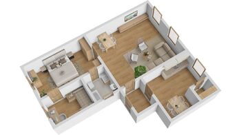 Prodej bytu 3+1 v osobním vlastnictví 71 m², Martínkovice