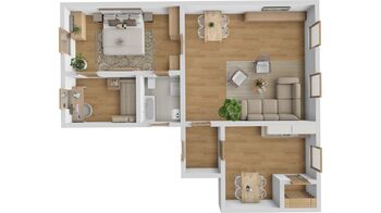 Prodej bytu 3+1 v osobním vlastnictví 71 m², Martínkovice