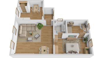 Prodej bytu 3+1 v osobním vlastnictví 71 m², Martínkovice