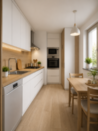 vizualizace Al kuchyň - Prodej bytu 2+1 v osobním vlastnictví 56 m², Čáslav