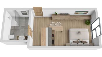 Prodej bytu 1+kk v osobním vlastnictví 34 m², Janské Lázně