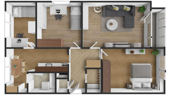 Prodej bytu 4+1 v družstevním vlastnictví 79 m², Jirkov