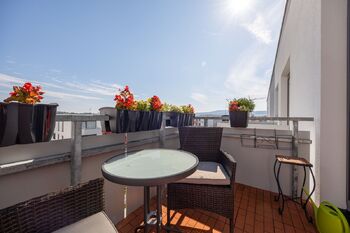 Balkon 2 - Prodej bytu 3+kk v osobním vlastnictví 79 m², Hořovice