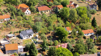pohled na pozemek - Prodej pozemku 692 m², Přibyslavice
