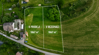 Prodej pozemku 1867 m², Velká Jesenice