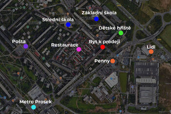 Prodej bytu 2+kk v družstevním vlastnictví 40 m², Praha 9 - Prosek