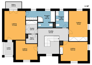 Pronájem domu 302 m², Praha 6 - Nebušice