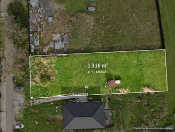 Prodej pozemku 1316 m², Trmice