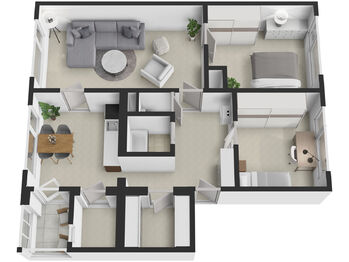 Prodej bytu 3+1 v družstevním vlastnictví 83 m², Chomutov