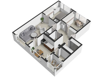 Prodej bytu 3+1 v družstevním vlastnictví 83 m², Chomutov
