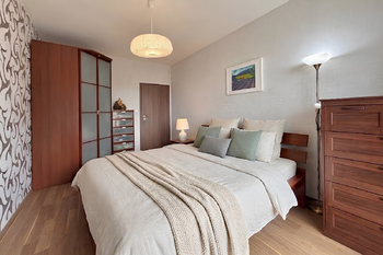 ložnice - Prodej bytu 3+kk v osobním vlastnictví 81 m², Praha 9 - Letňany