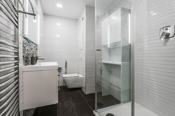 KOUPELNA - Prodej bytu 1+1 v osobním vlastnictví 36 m², Praha 4 - Braník