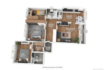 Prodej bytu 4+1 v družstevním vlastnictví 101 m², Mladá Boleslav