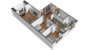Prodej bytu 2+1 v družstevním vlastnictví 61 m², Chomutov