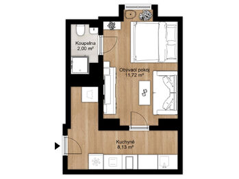 Pronájem bytu 1+kk v osobním vlastnictví 24 m², Praha 2 - Vinohrady