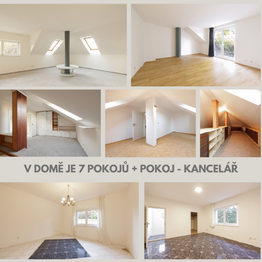 7 pokojů a kancelář - Prodej domu 520 m², Roztoky