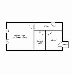 Pronájem bytu 2+kk v osobním vlastnictví 49 m², Svitavy