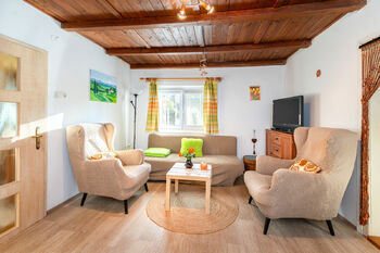 obývací pokoj - Prodej chaty / chalupy 65 m², Káraný