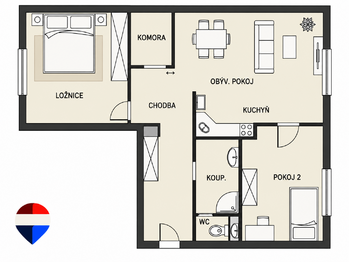 Prodej bytu 3+kk v osobním vlastnictví 66 m², Mladá Boleslav