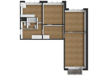 Prodej bytu 3+1 v osobním vlastnictví 72 m², Tábor