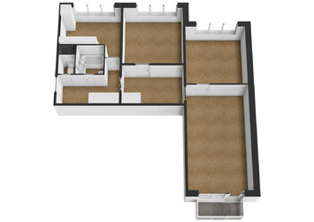 Prodej bytu 3+1 v osobním vlastnictví 72 m², Tábor