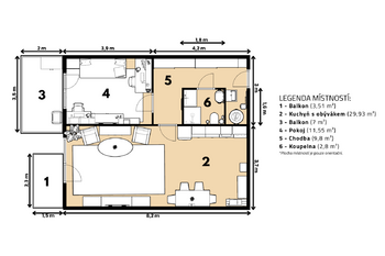 Prodej bytu 2+kk v osobním vlastnictví 60 m², Kamenice
