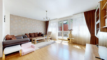 Obývací pokoj - Prodej domu 100 m², Praha 9 - Horní Počernice 