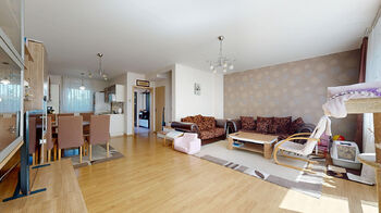 Obývací pokoj - Prodej domu 100 m², Praha 9 - Horní Počernice