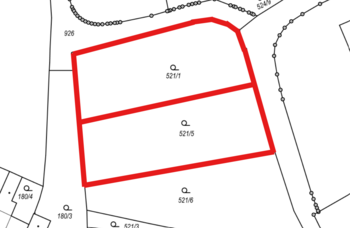 Prodej pozemku 1202 m², Polepy