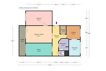 Prodej bytu 3+1 v osobním vlastnictví 76 m², Praha 9 - Libeň