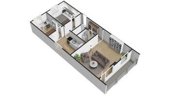 Prodej bytu 3+1 v osobním vlastnictví 69 m², Most