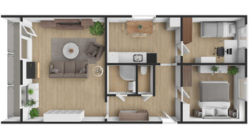 Prodej bytu 3+1 v osobním vlastnictví 69 m², Most