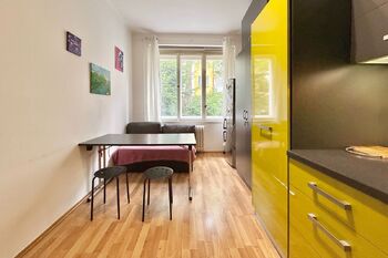 Kuchyně - Prodej bytu 1+1 v osobním vlastnictví 45 m², Praha 3 - Vinohrady