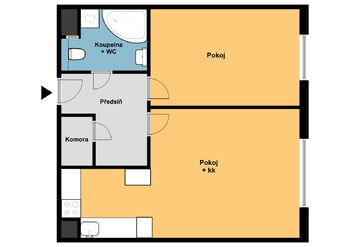 Prodej bytu 2+kk v osobním vlastnictví 52 m², Praha 10 - Záběhlice