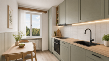 Vizualizace - Prodej bytu 3+1 v osobním vlastnictví 68 m², Zvoleněves