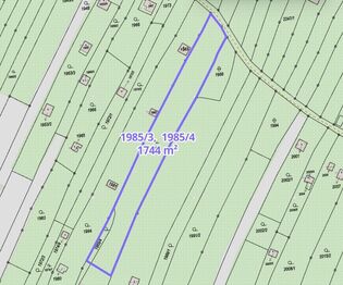 Prodej pozemku 1744 m², Brno