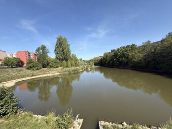 Okolí domu - Prodej bytu 3+1 v osobním vlastnictví 62 m², Praha 9 - Černý Most