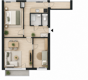 Prodej bytu 3+1 v osobním vlastnictví 63 m², Hradec Králové